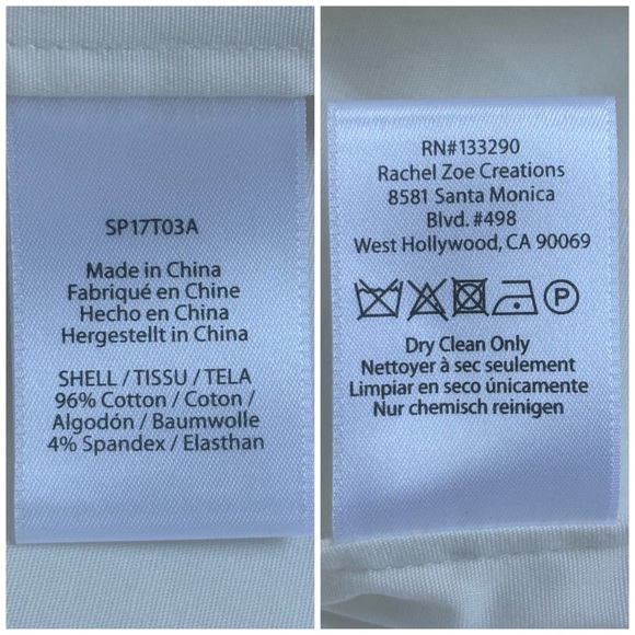 Rachel Zoe Alea Cold Shoulder Ruffle Open Shoulder Blouse Off White Plus Size 2 - Picture 9 of 16